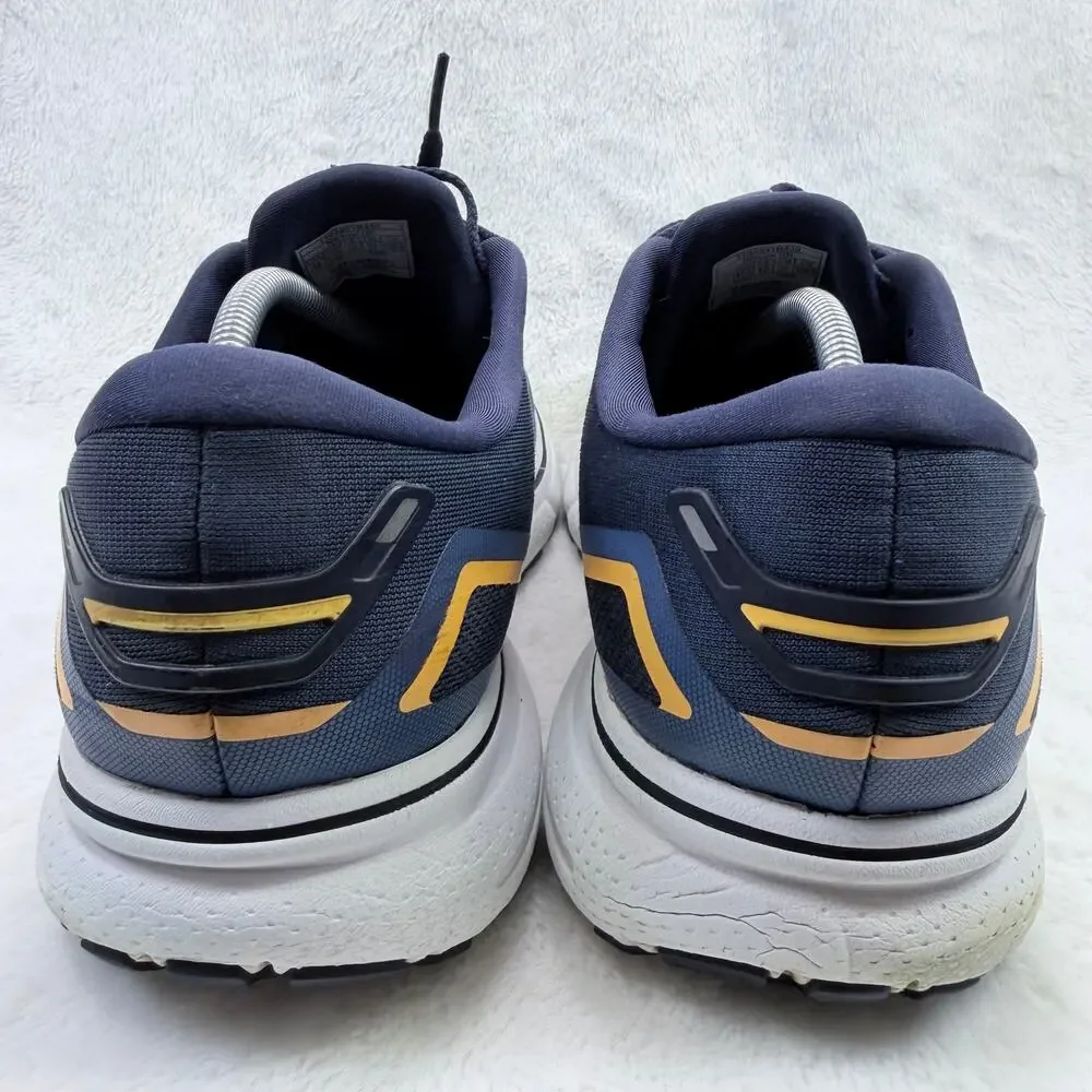 Brooks Ghost 15 Mens Running Shoes Peacoat Blue Orange Size 13 Narrow